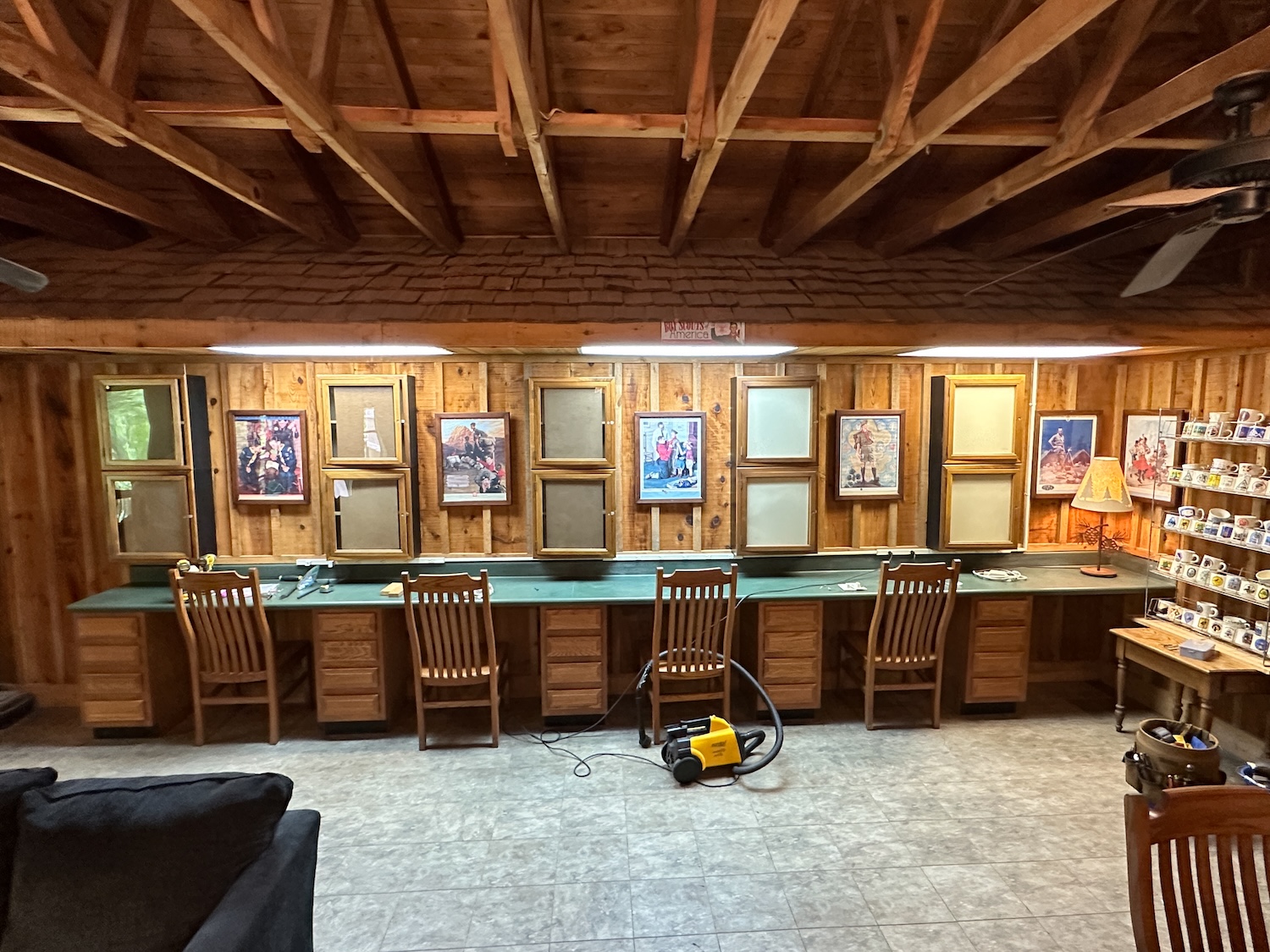 History Displays Added to Camp Powhatan for 2025